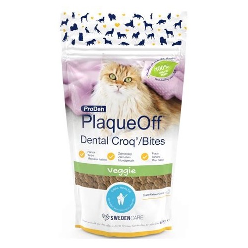 ProDen PlaqueOff Croq'/Bites Veggie Cat 60g