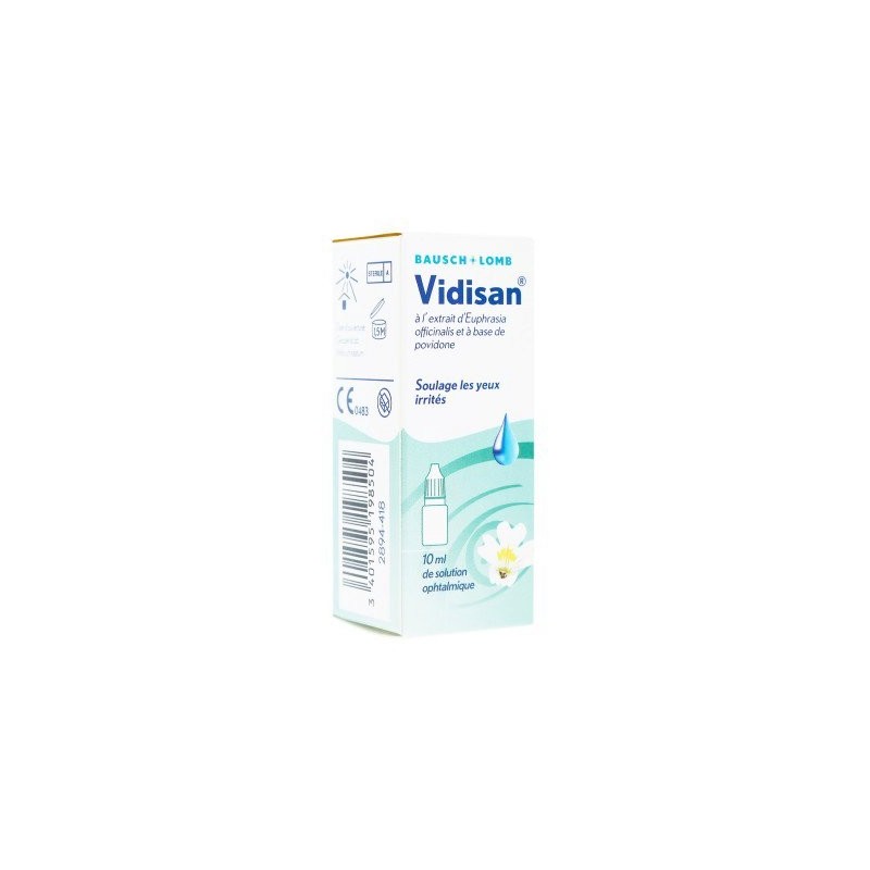 Vidisan solution ophtalmique 10 ml