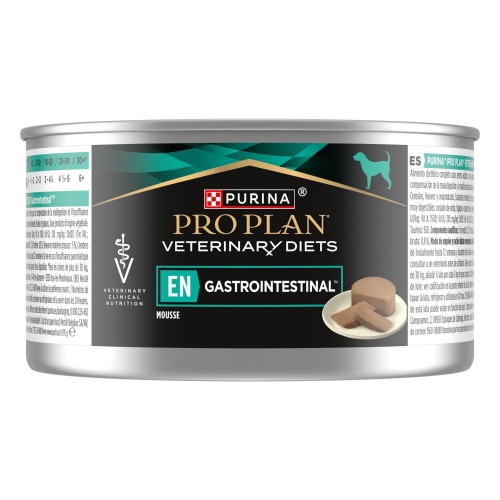 Purina Veterinary Diets Canine EN Gastrointestinal Mousse- aliment humide en boîte 24x195g