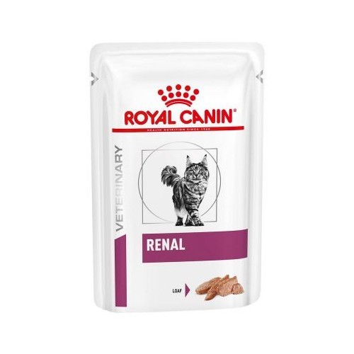 Royal Canin Veterinary Diet Renal mousse pour chat - Aliment humide en sachet