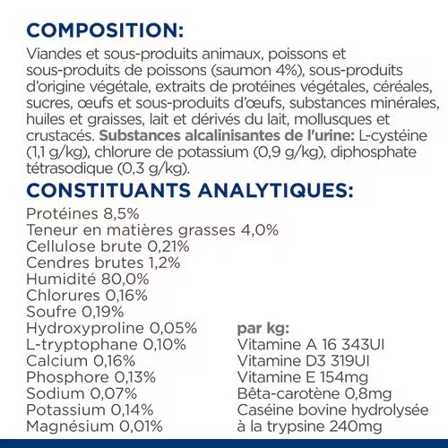 Hill's Prescription Diet Feline c/d multicare STRESS Urinary Care SALMON - en sauce - sachet 12x85g