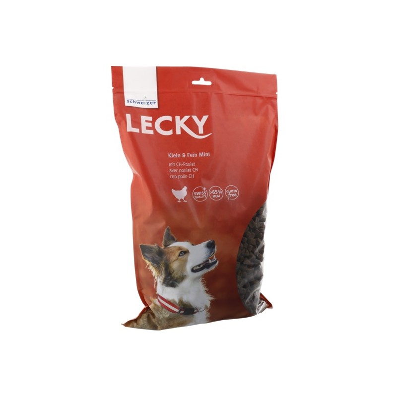 Schweizer Lecky Klein & Fein MINI au poulet CH - Friandises pour chien 2,5kg Schweizer Lecky Klein & Fein MINI au poulet CH - Friandises pour chien 2,5kg