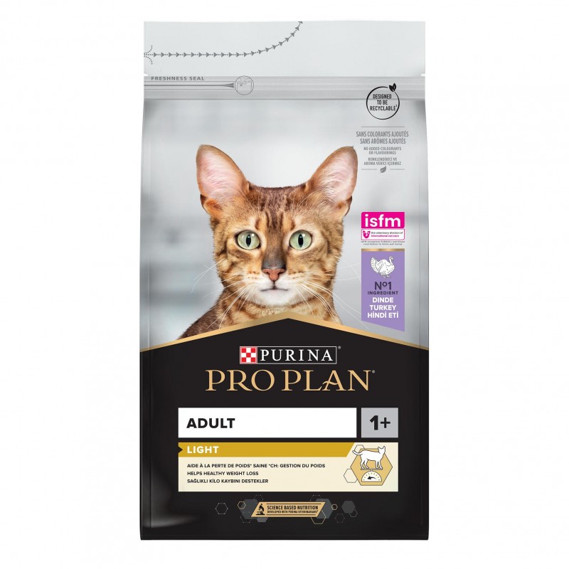 Purina ProPlan Cat Adult Light Turkey dinde - croquettes 3kg Purina ProPlan Cat Adult Light Turkey dinde - croquettes 3kg