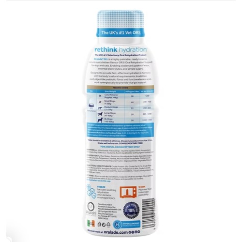 Oralade Advanced GI+ pour chien et chat 500ml