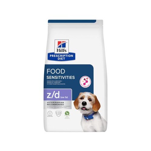 Hill's Prescription Diet Canine z/d Food Sensitivities Soy Low Fat 10kg - croquettes hypoallergéniques