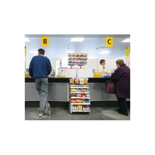 Frais pour achat sur facture avec paiement au guichet postal