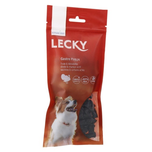Gastro Happs Dinde & charbon actif 120g - Schweizer Lecky