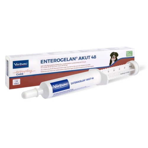 Enterogelan Akut 48 pâte Virbac pour chien- seringue doseuse