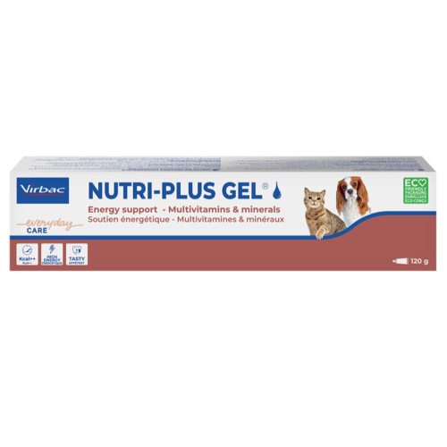 NUTRI-PLUS GEL Virbac pour chat et chien - tube 120g