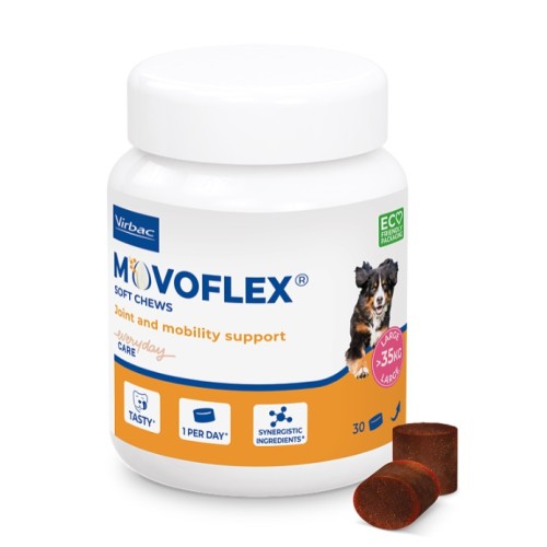 Movoflex L Virbac Soft Chews pour chien de plus de 35kg 30cp