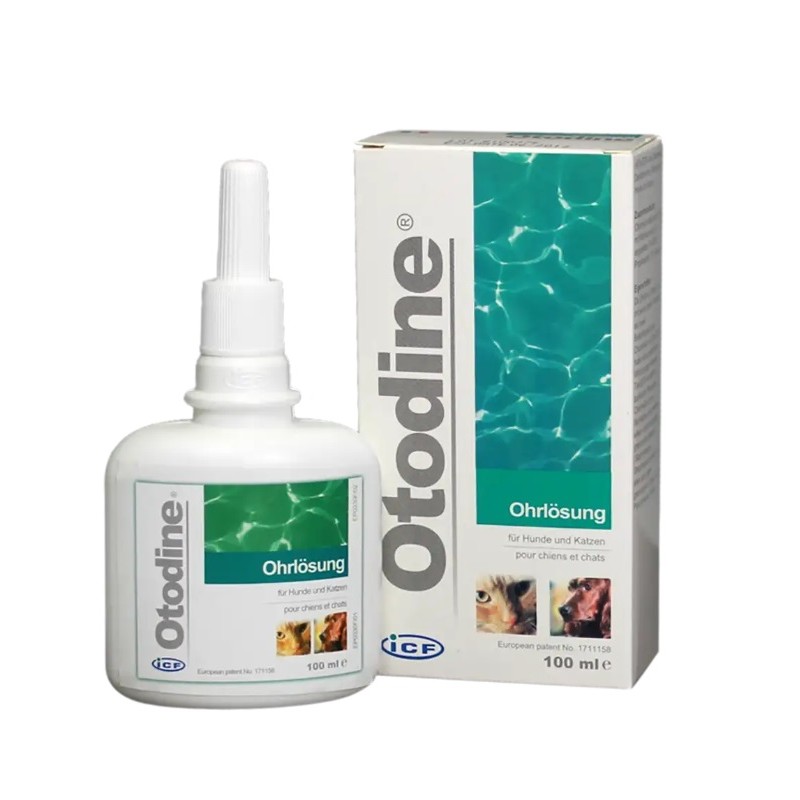 Otodine ICF 100ml solution auriculaire désinfectante pour chien et chat Otodine ICF 100ml solution auriculaire désinfectante pour chien et chat