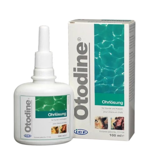 Otodine ICF 100ml solution auriculaire désinfectante pour chien et chat Otodine ICF 100ml solution auriculaire désinfectante pour chien et chat