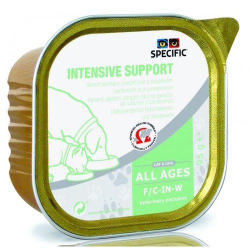 SPECIFIC Dog/Cat F/C-IN-W Intensive Support - aliment humide en barquette