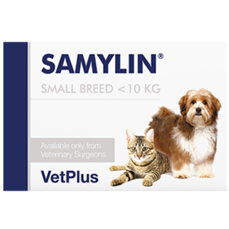 SAMYLIN Small Breed VetPlus comprimés pour chat et petit chien, 30cp S