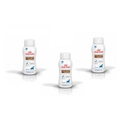 Royal Canin Veterinary Diets GI High Energy Liquid* pour chien - 3x200ml