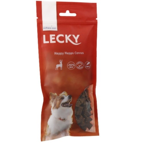 Happy Happs Cervus 120g - Schweizer Lecky - Friandises pour chien