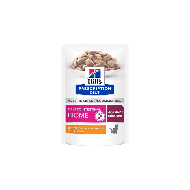 Hill's Prescription Diet Feline Gastrointestinal BIOME chicken - en sauce - sachet 12x85g