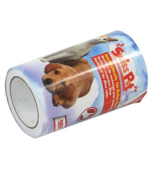 Swisspet recharge rouleau adhésif pour poils de chiens et de chats
