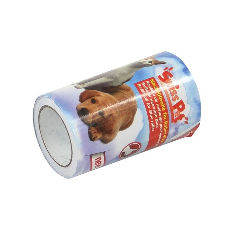 Swisspet recharge rouleau adhésif pour poils de chiens et de chats