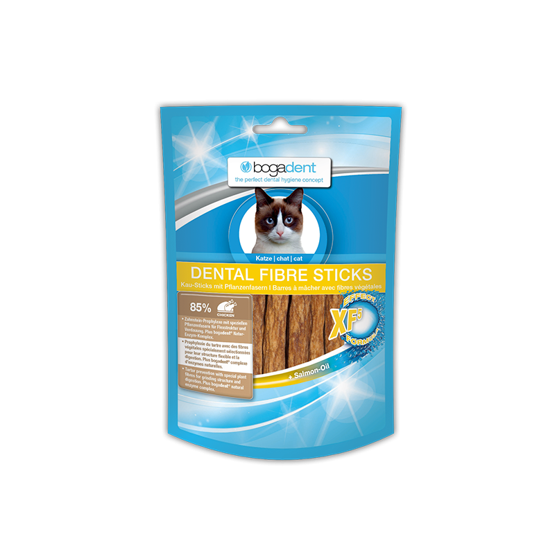 Bogadent Cat Dental Fibre Sticks pour chats 50g