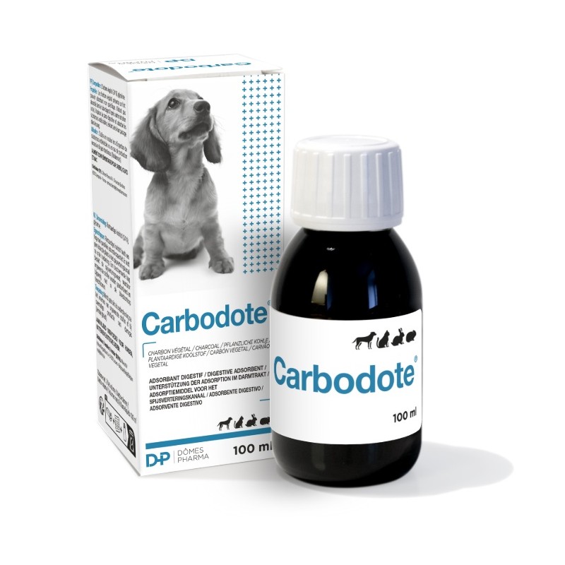 Carbodote TVM DP charbon actif pour chien et chat 100ml