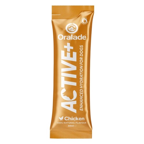 Oralade Active+ Concentrate Chicken pour chien, 7x50ml