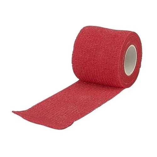 Kruuse Valueline bande 5cm x 4.5m rouge
