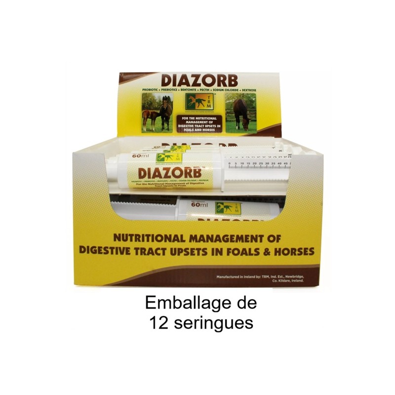 TRM Diazorb pour chevaux 12x60ml