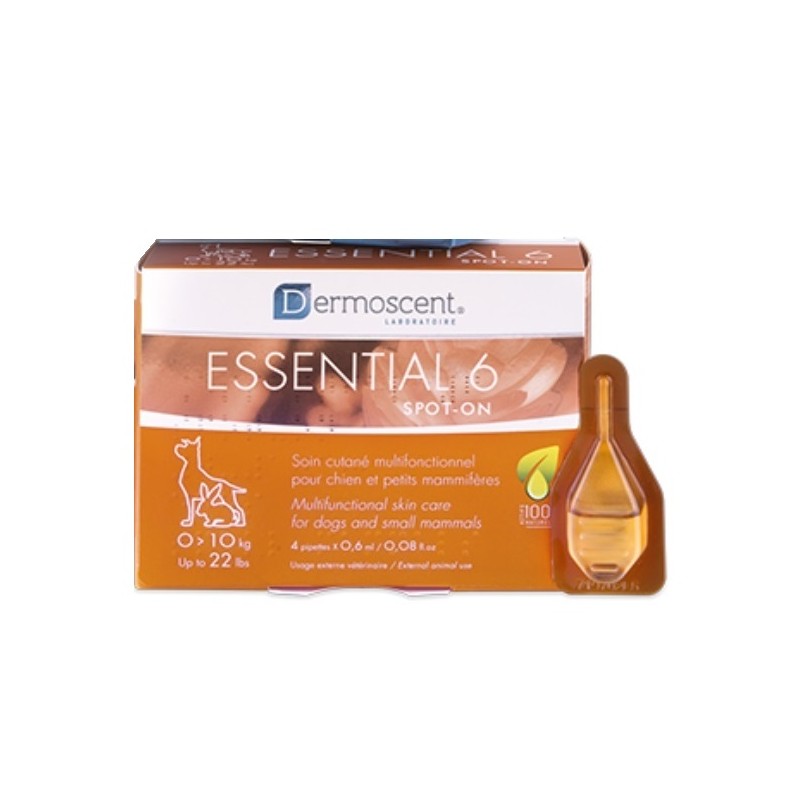 Dermoscent ESSENTIAL 6 Spot-on pour CHIEN et petits mammifères