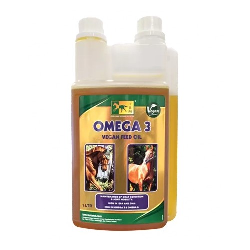 TRM Omega 3 Vegan Feed Oil pour chevaux 1 litre