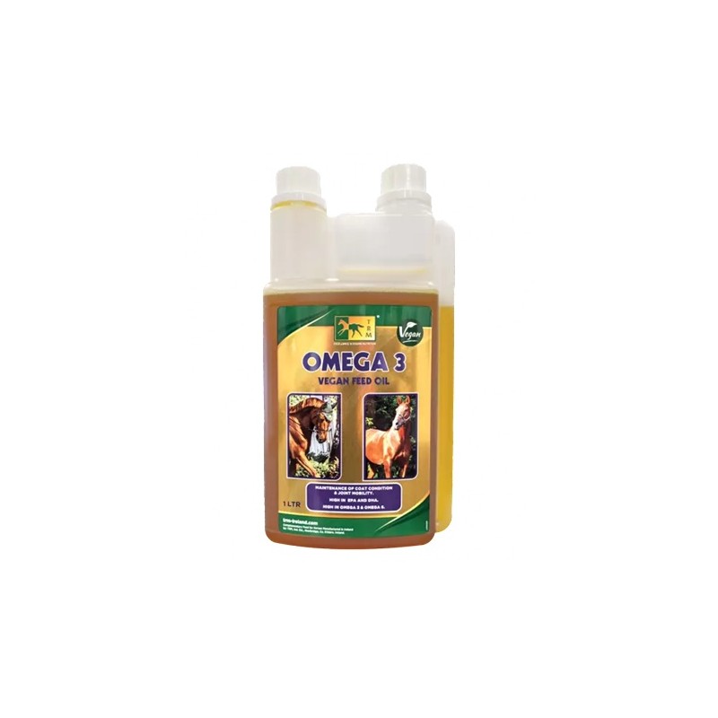 TRM Omega 3 Vegan Feed Oil pour chevaux 1 litre