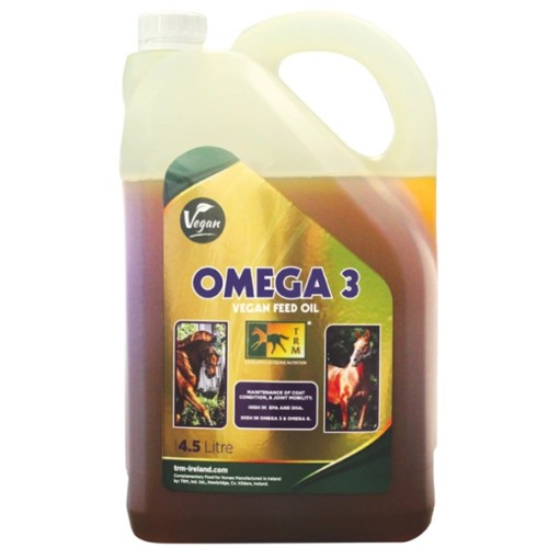 TRM Omega 3 Vegan Feed Oil pour chevaux 4,5 litres