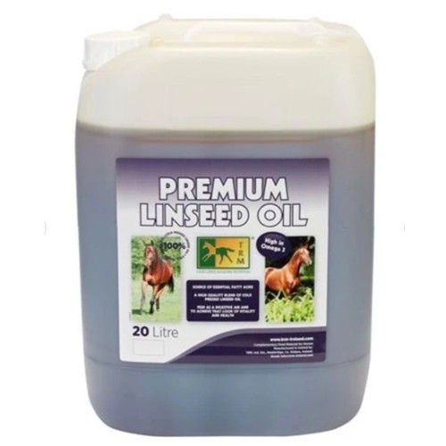 TRM Premium Linseed Oil pour chevaux 20 litres
