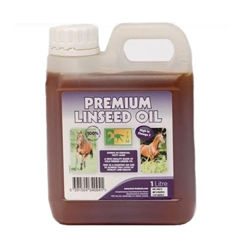 TRM Premium Linseed Oil pour chevaux  1 litre