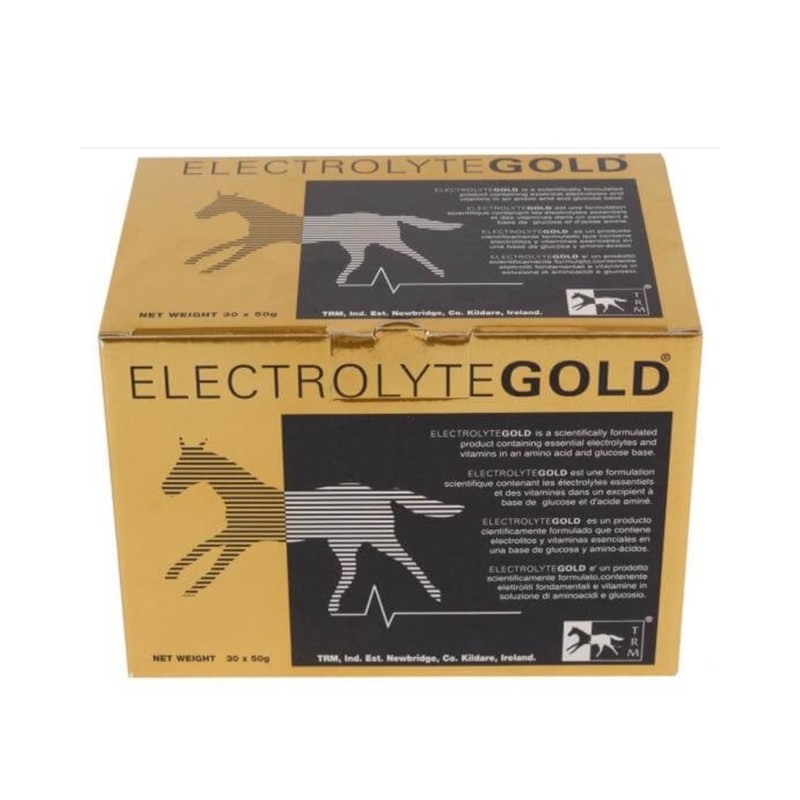 TRM Electrolyte Gold pour chevaux 30x50g