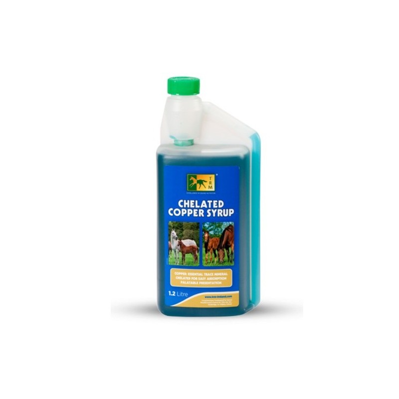 TRM Chelated Copper Syrup pour chevaux 1,2 litre