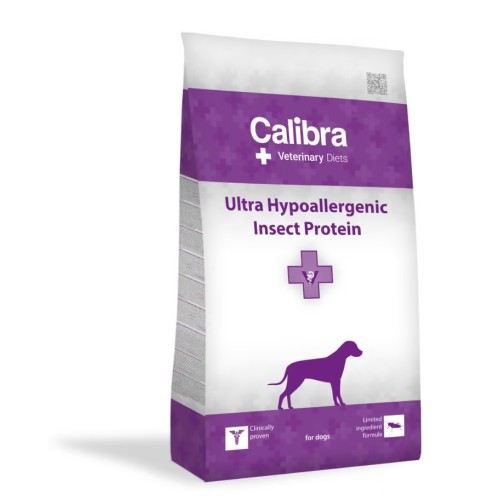 Calibra Canine Veterinary Diet Ultra Hypoallergenic pour chien, protéines d'insectes