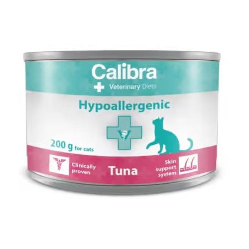 Calibra Feline Veterinary Diet Hypoallergenic pour chat, au thon