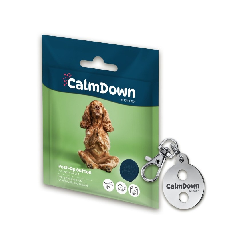 Kruuse Calm Down Chien 1 Bouton et 1 pendentif